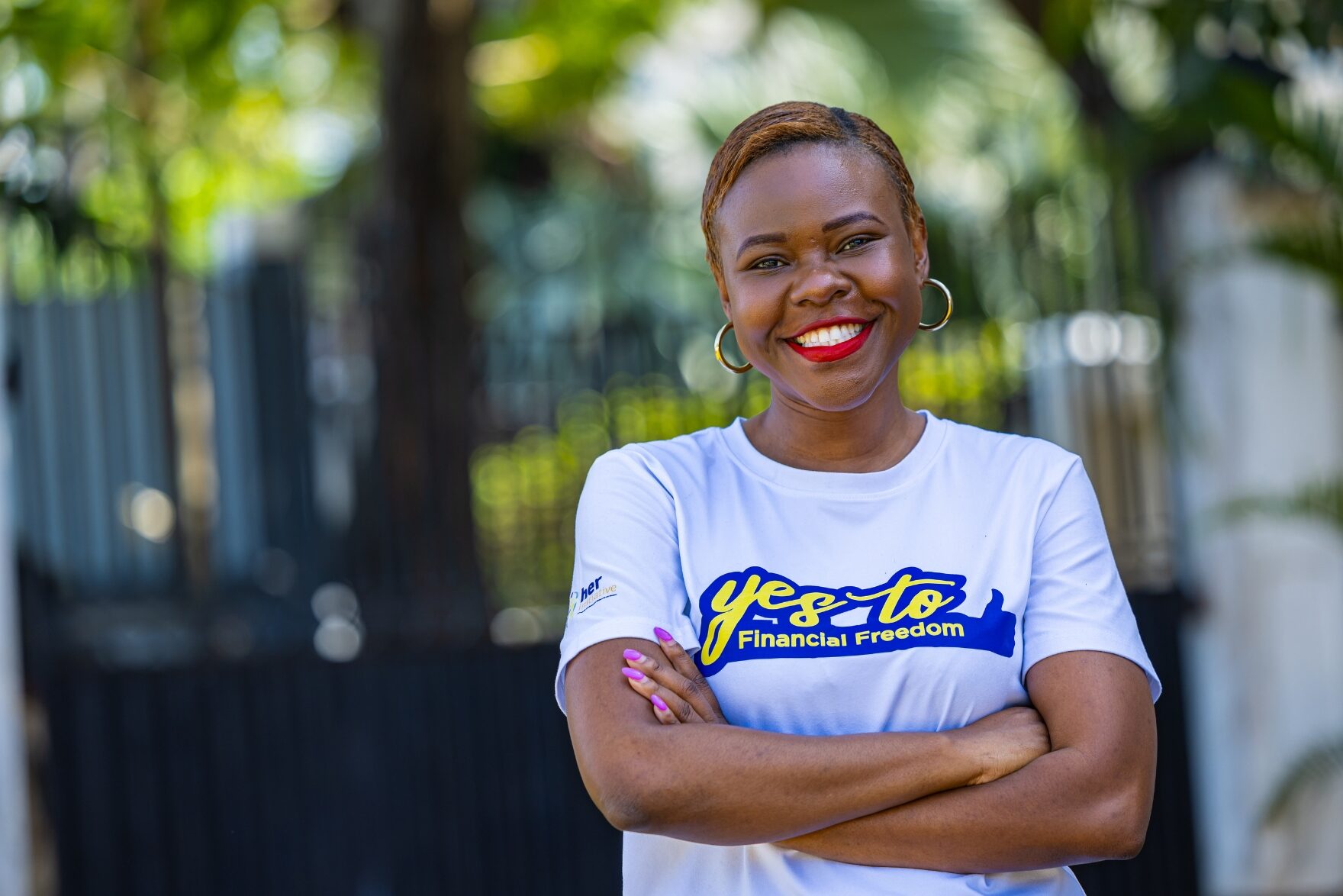 Lydia Charles Moyo, founder of Her Initiative, a non-profit organization in Tanzania.